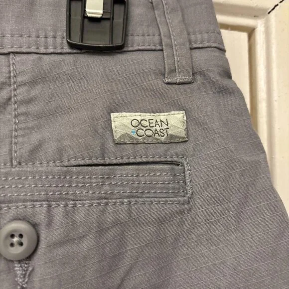 NWT Ocean & Coast Men’s Gray Flat Front Cargo Shorts Size 32. $49.50 - Picture 7 of 10